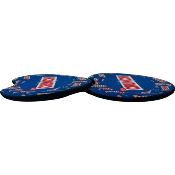 Car Coasters Crunch Nestle Chocolate Candy Bar Snack Set of 2 Neoprene B - Picture 4 of 8